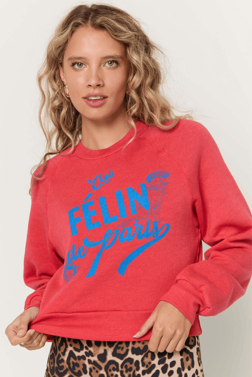 Felin De Paris Shrunken Sweatshirt - Bittersweet Red – PROJECT