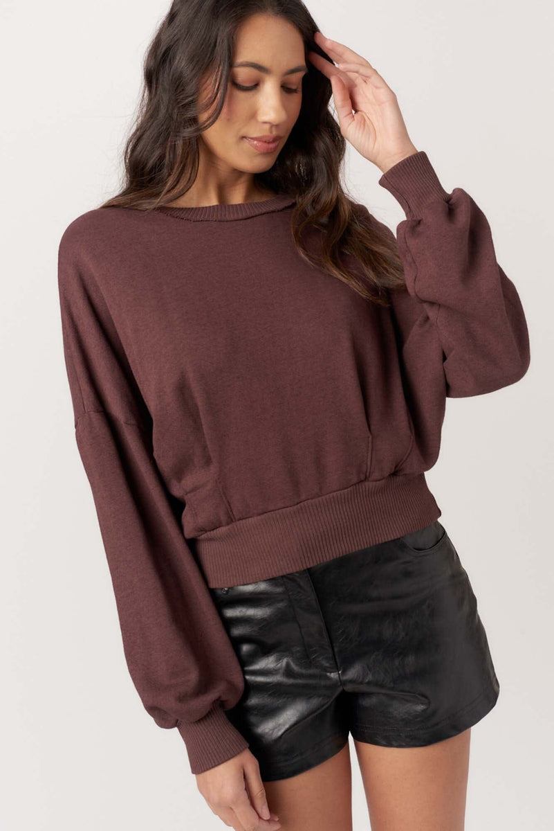 Evie Pleated Crew Sweatshirt – PROJECT SOCIAL T