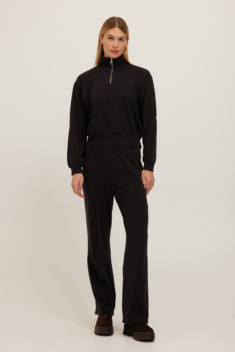 Studio Quarter Zip Pullover - Black – PROJECT SOCIAL T