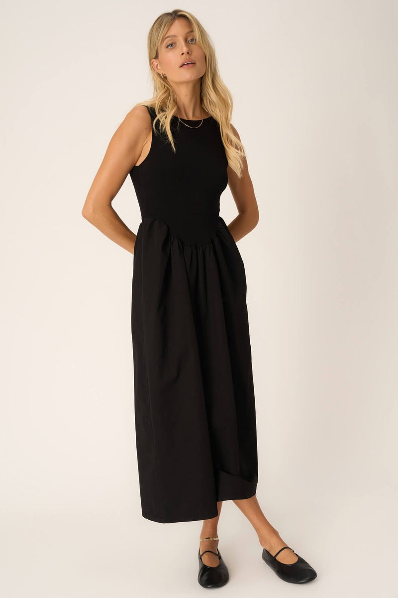 Women's Corinne Mixed Tank Dress - PROJECT SOCIAL T L Women's Corinne Mixed Tank Dress - PROJECT SOCIAL T L