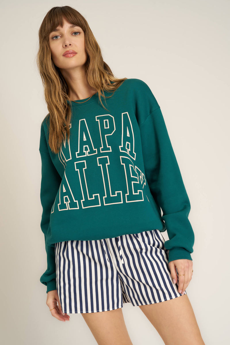 トップス Palm tree sweatshirt / navy Palm Springs Sweatshirt, Women's California Hoodie, Palm