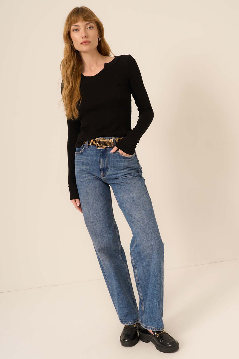 OPTSTUFF BORDER LONG SLEEVE/ブラック L 新品未開封 Women's 24 Hour Long Sleeve Low Crew – IBEX