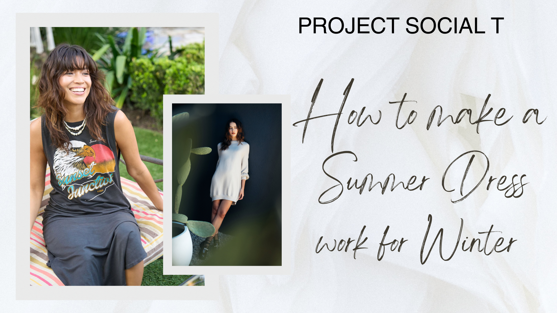 How to Make a Summer Dress Work for Winter – PROJECT SOCIAL T