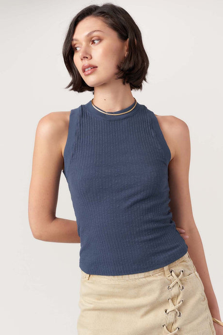 Player Fitted Racerback Rib Tank TANK Project Social T 