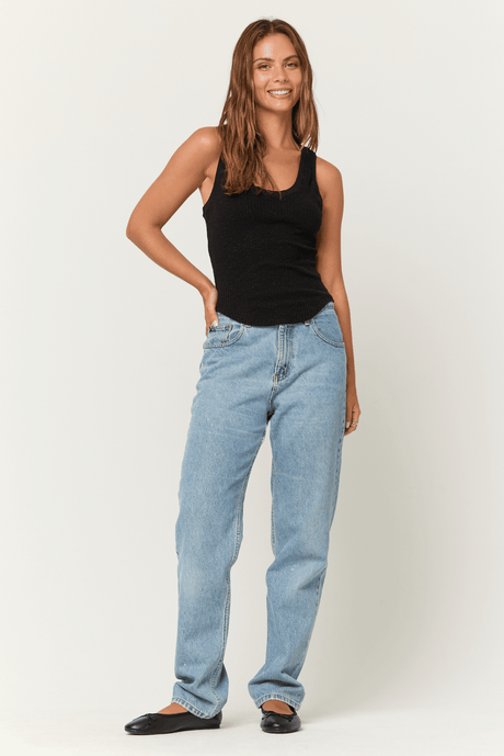 Suki Scoop Neck Rib Tank TANK Project Social T 