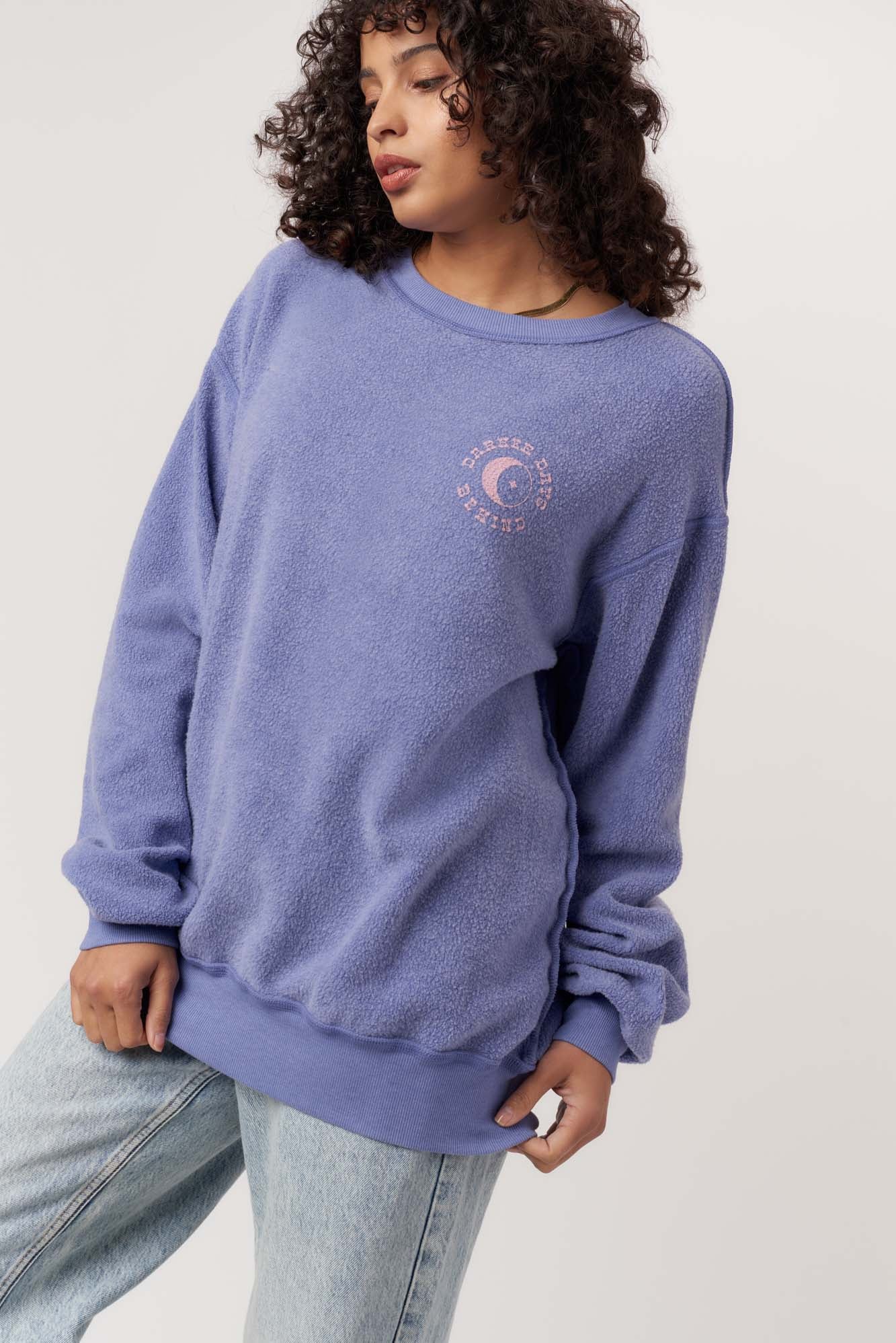 All Seeing Eye Embroidered Oversized Sweatshirt – PROJECT SOCIAL T