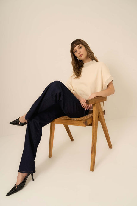 Everly Mixed Rib Tee TEE Project Social T 