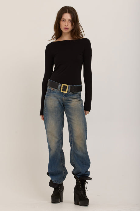 Vera Boat Neck Long Sleeve Tops Long Sleeve Project Social T 