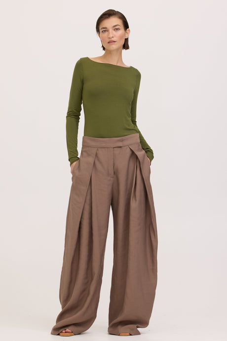Vera Boat Neck Long Sleeve Tops Long Sleeve Project Social T 