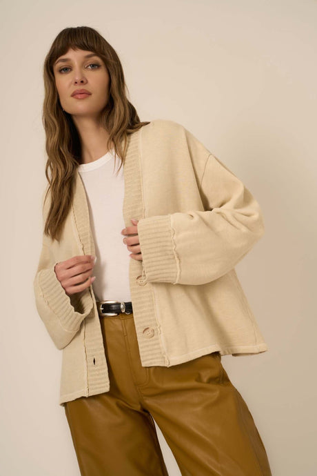 Romy Button Front Cardi CARDIGAN Project Social T 