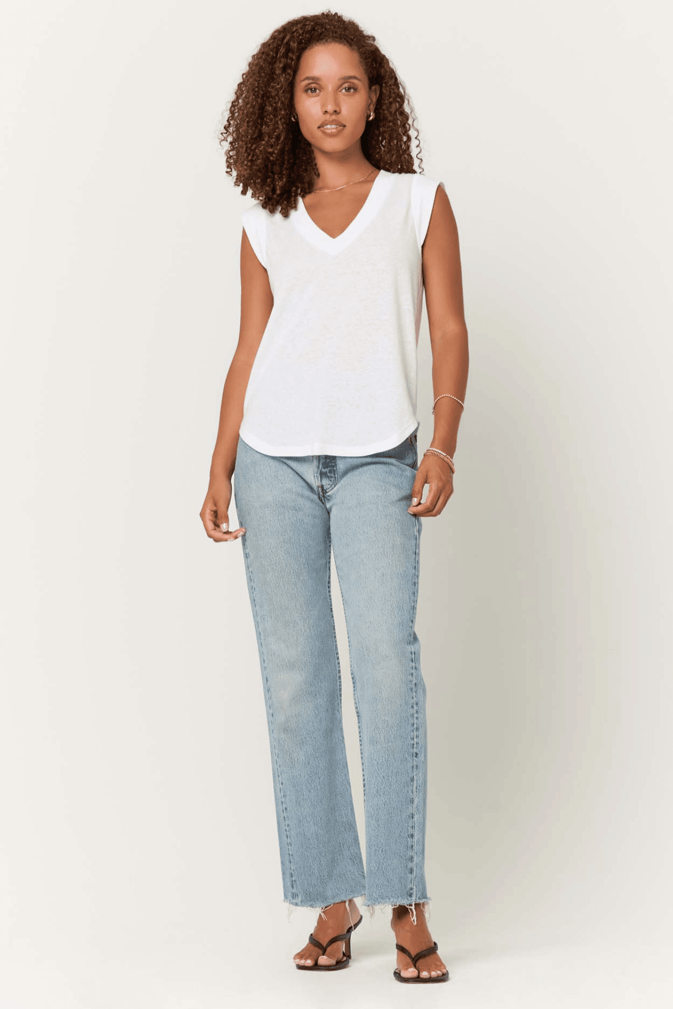 Extra Mixed Stripe Tank - Heather Grey Ivory Stripe – PROJECT SOCIAL T