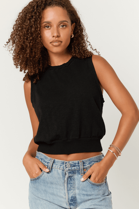 Iralo Textured Tank Vest TANK Project Social T 