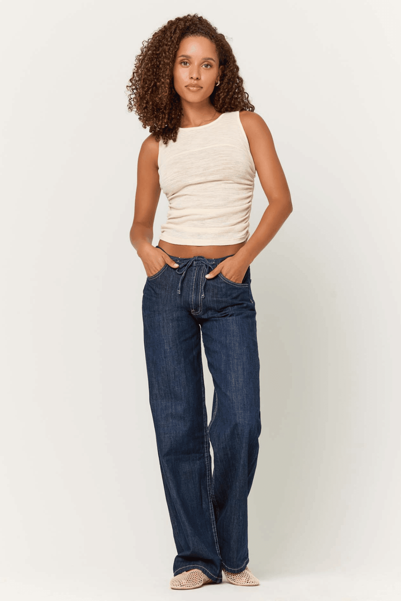 Cristalla Mixed Rib Tank – PROJECT SOCIAL T