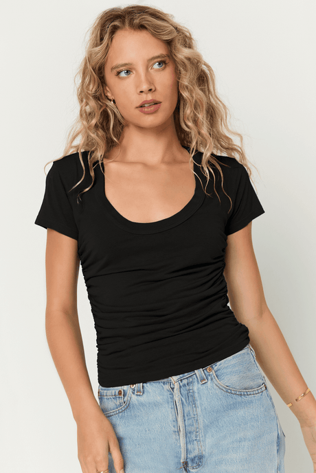 Sandrine Scoop Neck Tee TEE Project Social T 