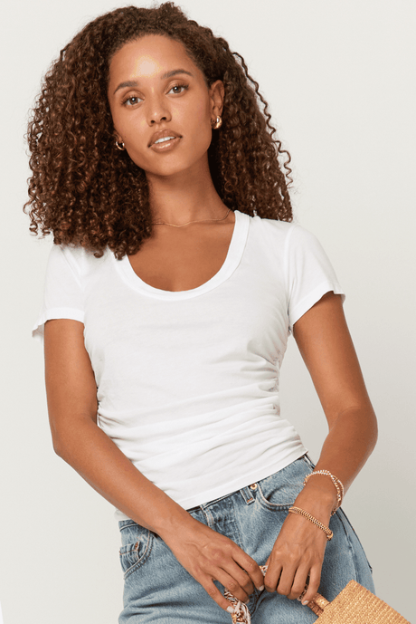 Sandrine Scoop Neck Tee TEE Project Social T 