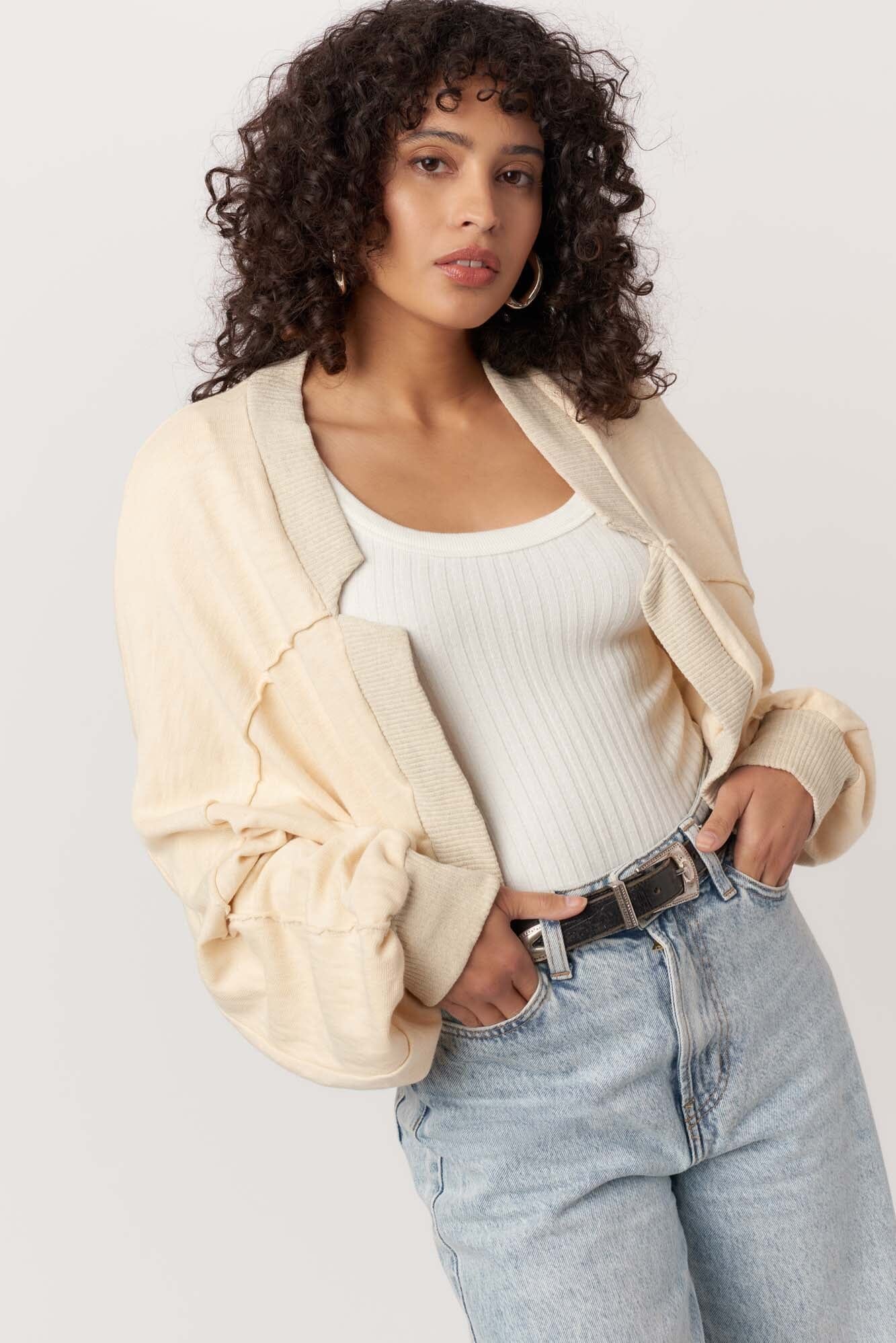 Leyenda Seamed Shrug Cardigan – PROJECT SOCIAL T