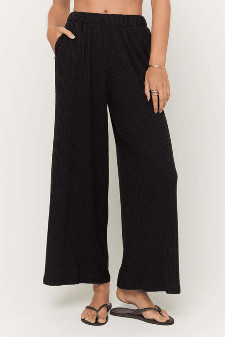 Monterosa Textured Rib Wide Leg Pant PANTS Project Social T 