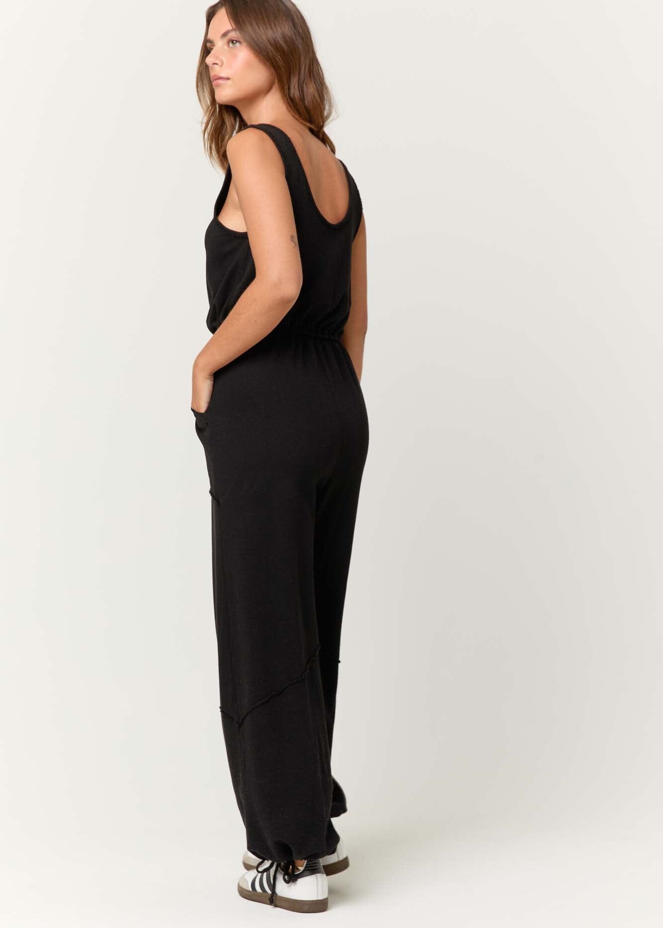 Journey Tie Front Terry Jumpsuit – PROJECT SOCIAL T