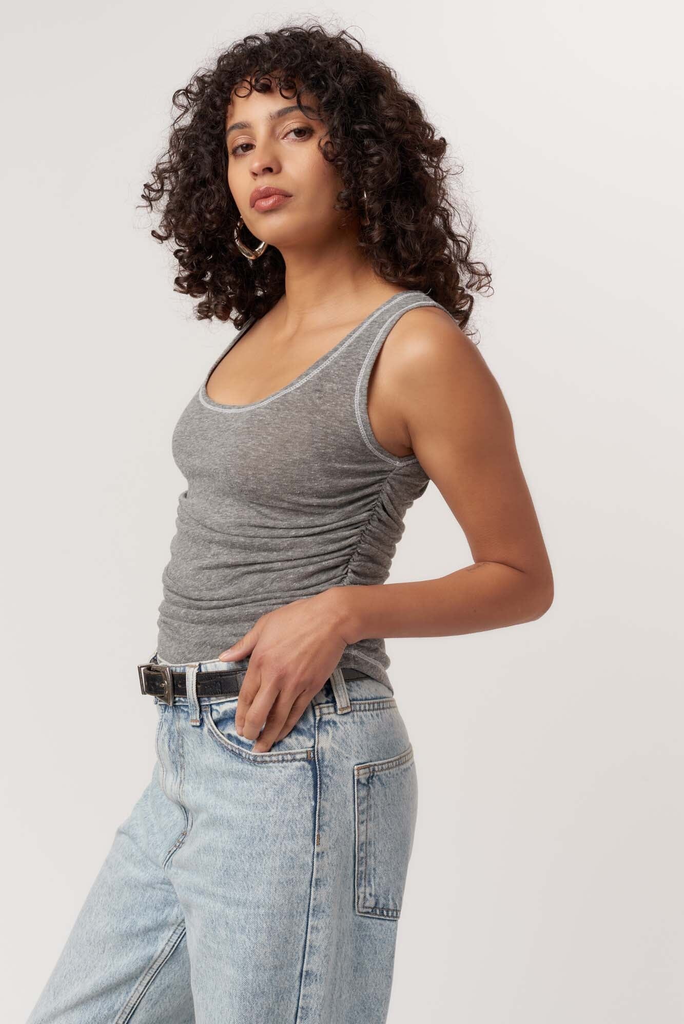 On The Town Layered Mesh Tank – PROJECT SOCIAL T