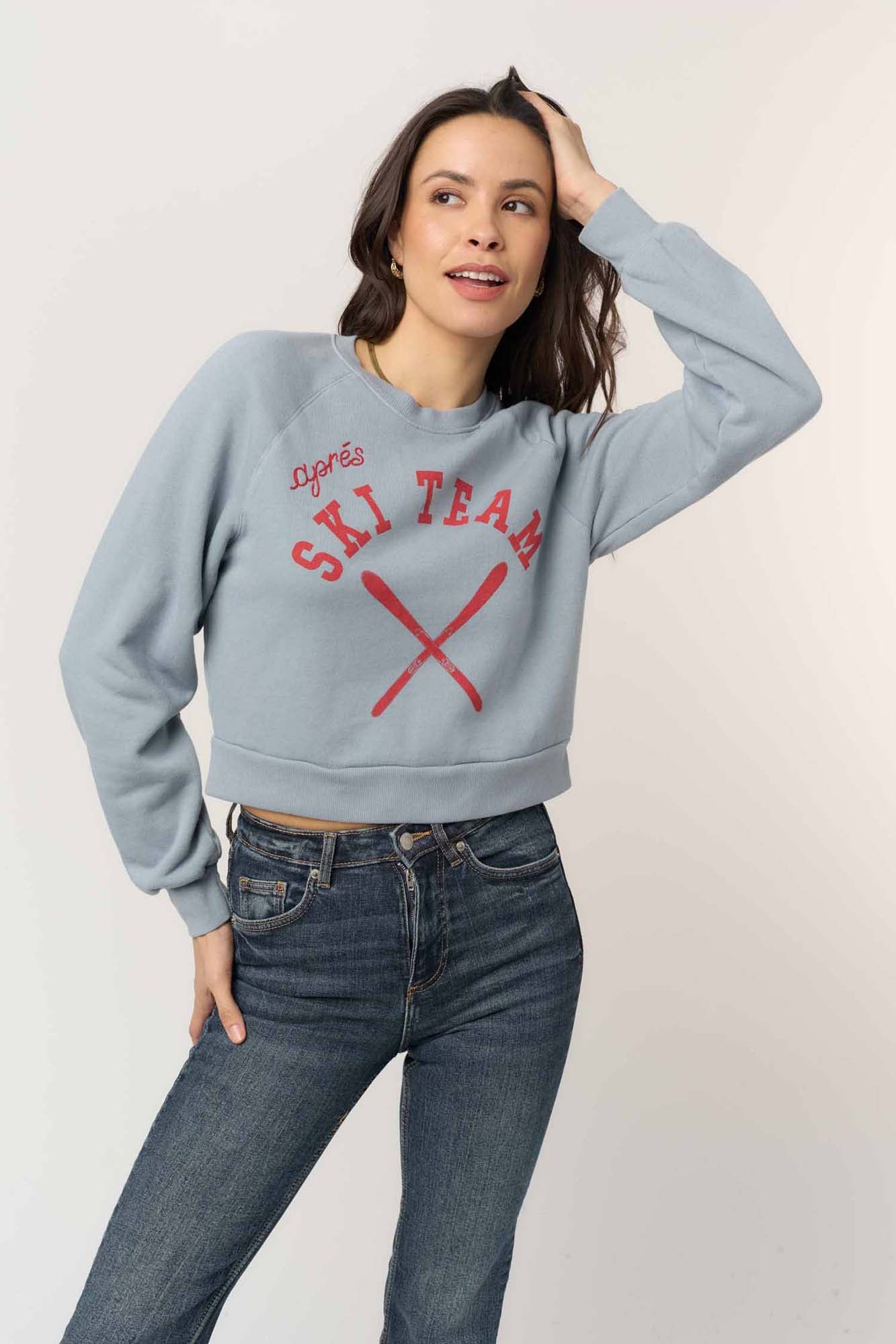 Amalfi Shrunken Sweatshirt - Heathered Meringue – PROJECT SOCIAL T