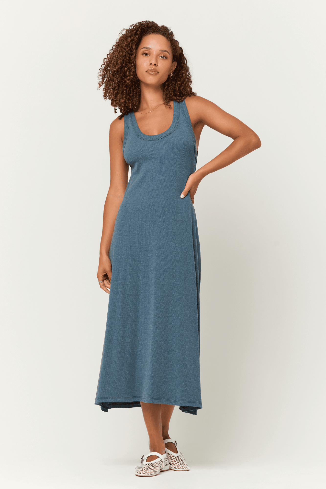 Yuma Scoop Neck Rib Tank Dress PROJECT SOCIAL T Yuma Scoop Neck Rib Tank Dress PROJECT SOCIAL T