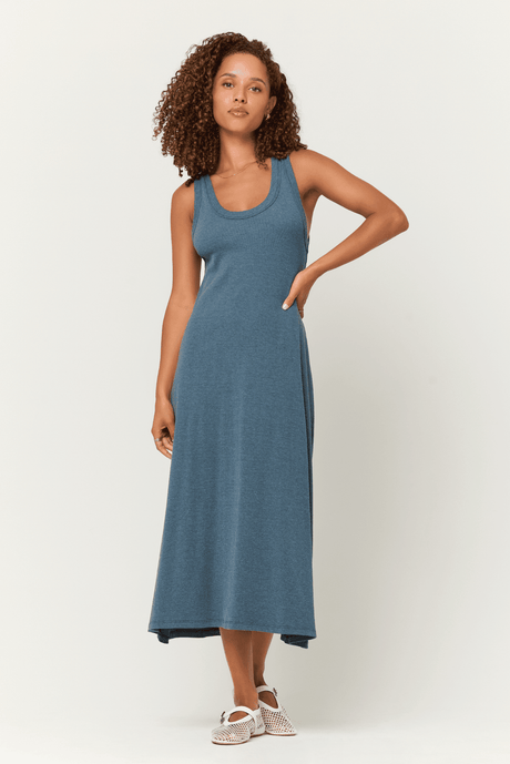 Yuma Scoop Neck Rib Tank Dress DRESS Project Social T 