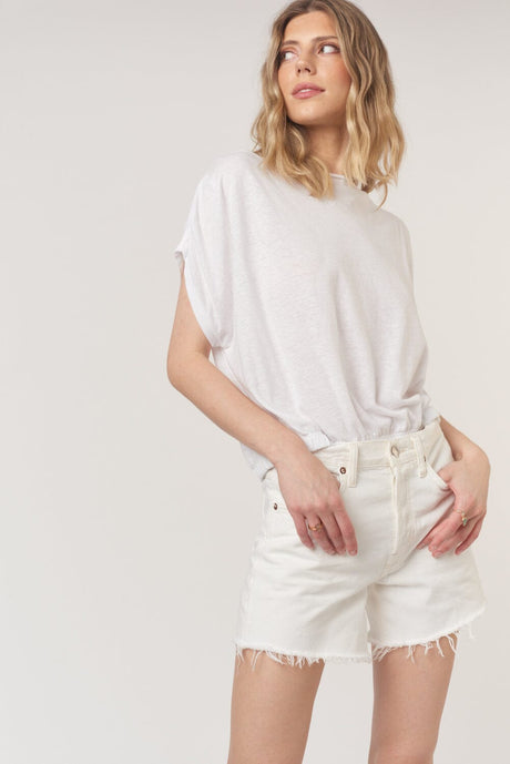Estelle Pleated Shoulder Tee TEE Project Social T 