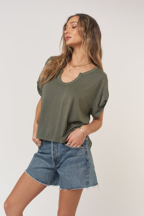 Sylas Notch Neck Tee TEE Project Social T 