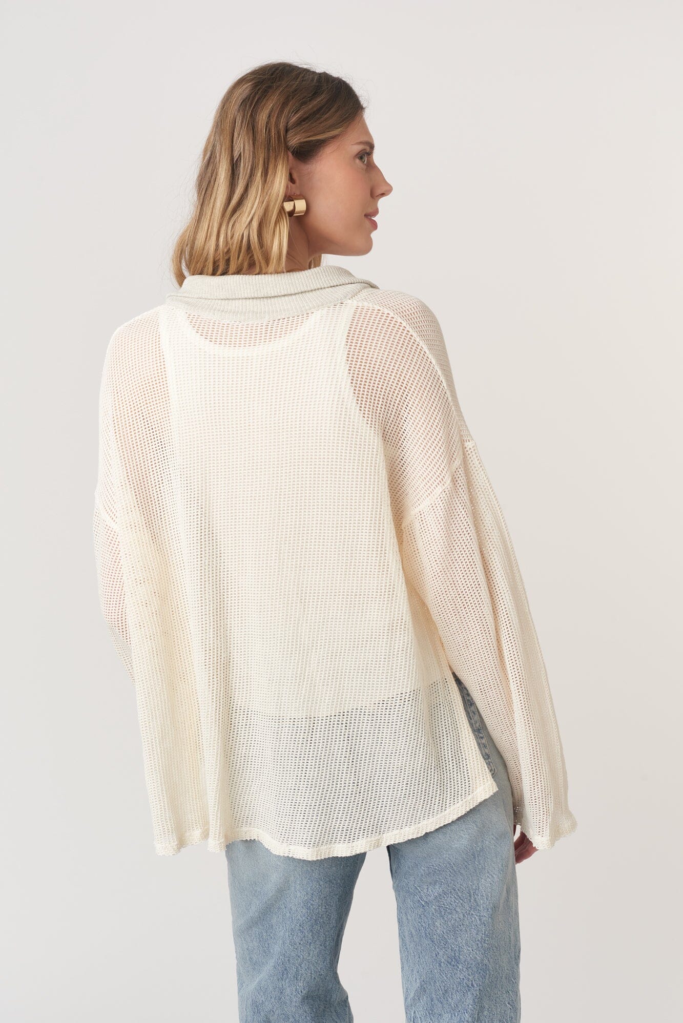 Sorais Collared Mesh Pullover – PROJECT SOCIAL T