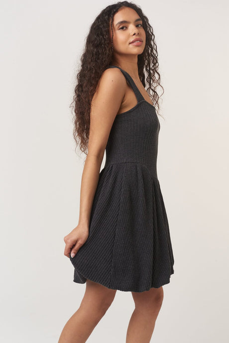 Femme Fatale Rib Bubble Dress DRESS Project Social T 