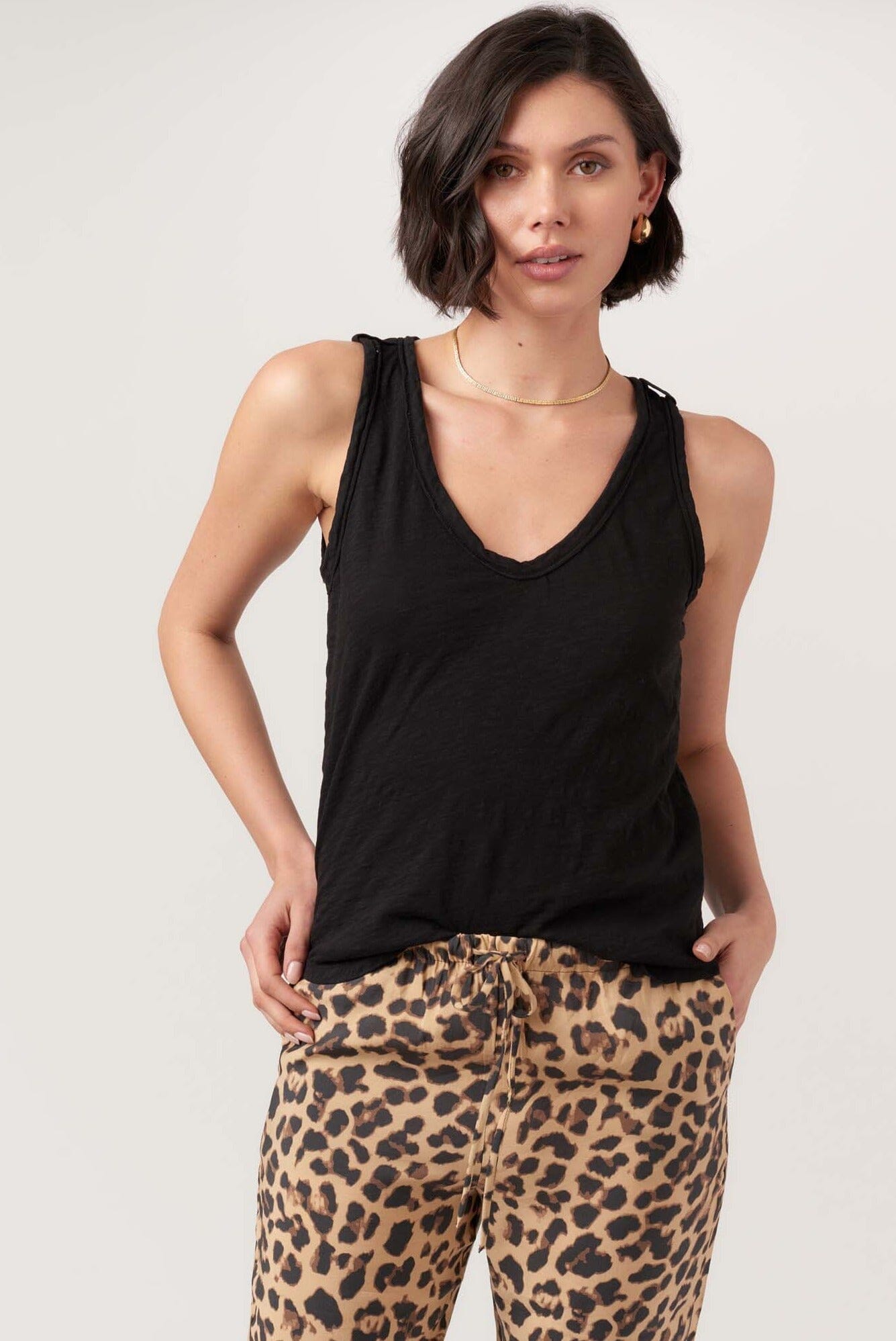 Naz Scoop Neck Slub Tank – PROJECT SOCIAL T