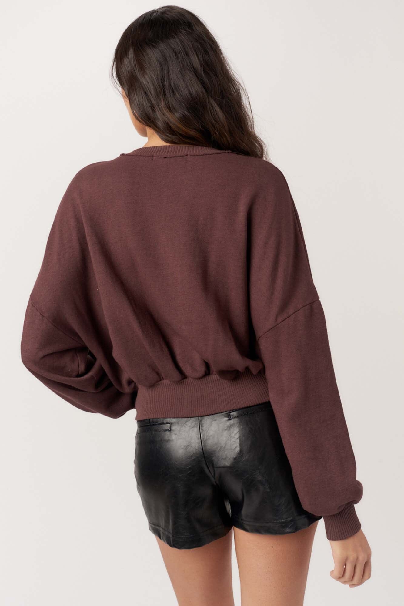 Evie Pleated Crew Sweatshirt – PROJECT SOCIAL T