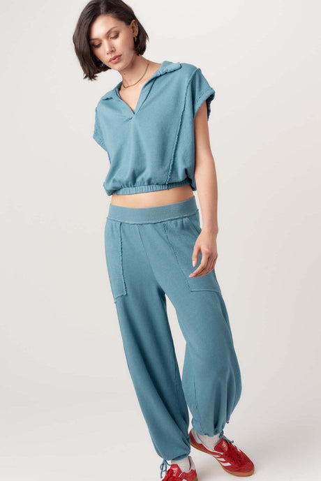 Going Places Mixed Textured Pant PANTS Project Social T 