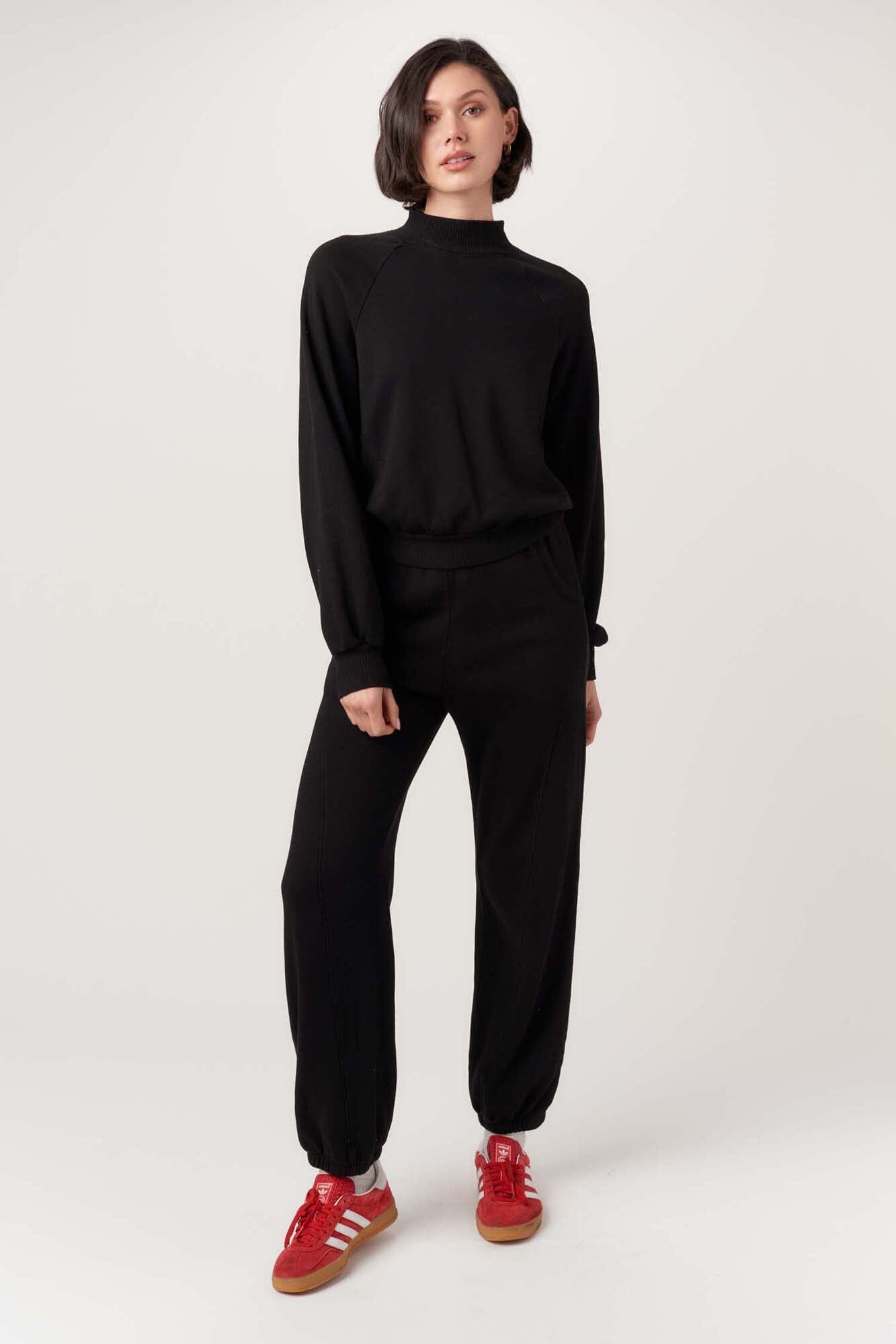 Time To Chill Seamed Mock Neck Sweatshirt – PROJECT SOCIAL T