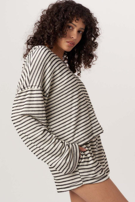 Hometown Textured Striped Short SHORTS Project Social T 