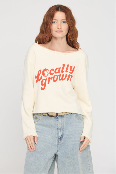 Locally Grown Sweatshirt Outerwear Sweatshirt Graphic Project Social T 