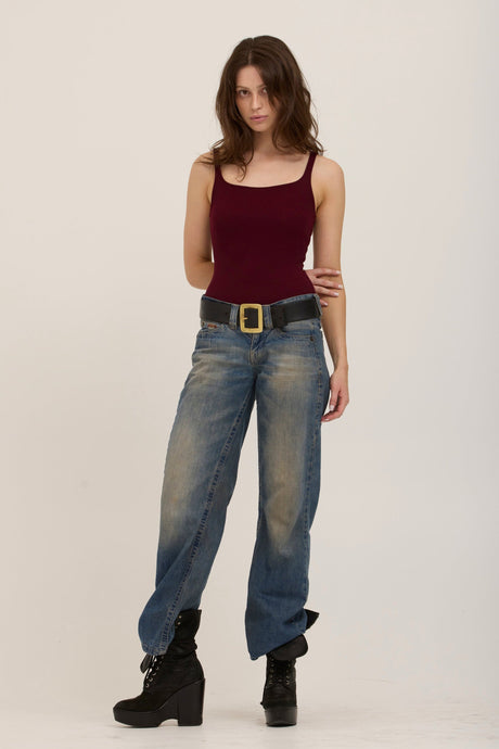 Olsen Scoop Neck Rib Tank Tops Tank Project Social T 