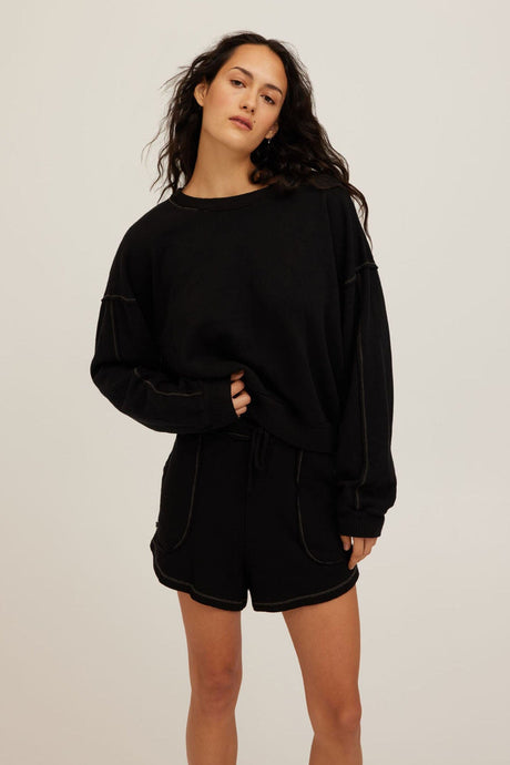 Greene Contrast Stitch Short SHORTS Project Social T 