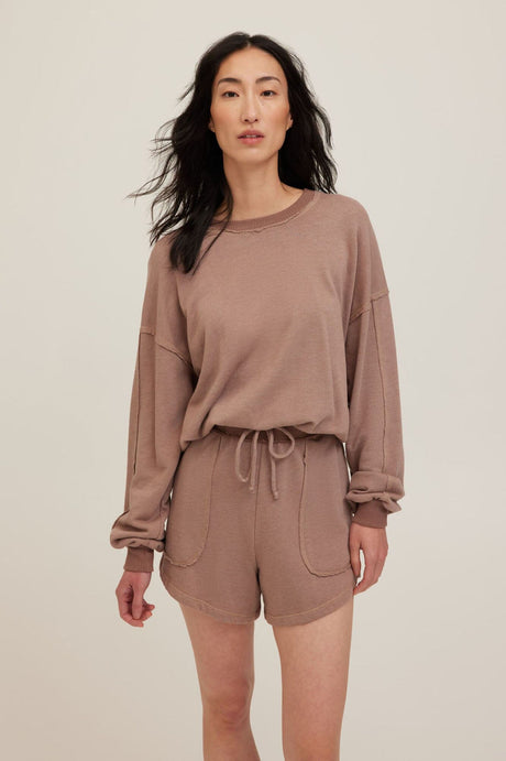 Greene Contrast Stitch Short SHORTS Project Social T 
