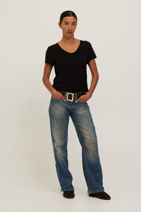 Flora U-Neck Tee TEE Project Social T 