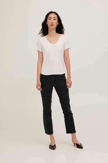 Flora U-Neck Tee TEE Project Social T 