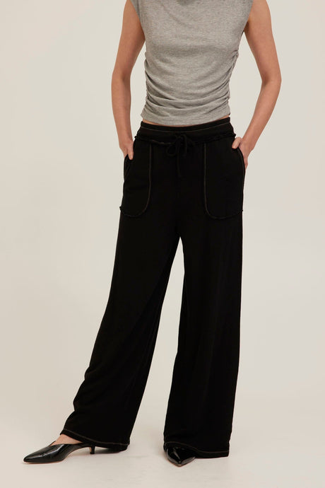 Greene Heathered Contrast Stitch Pant PANTS Project Social T 