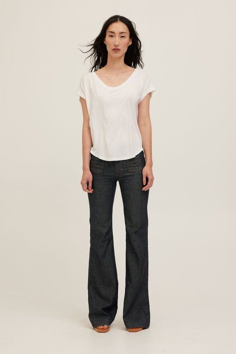 Delphina Scoop Neck Tee Tops Tee Project Social T 