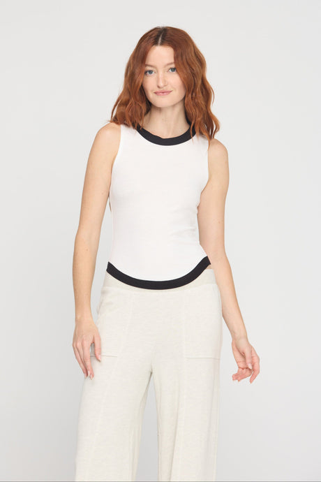 Marine Color Blocked Rib Tank Tops Tank Project Social T 