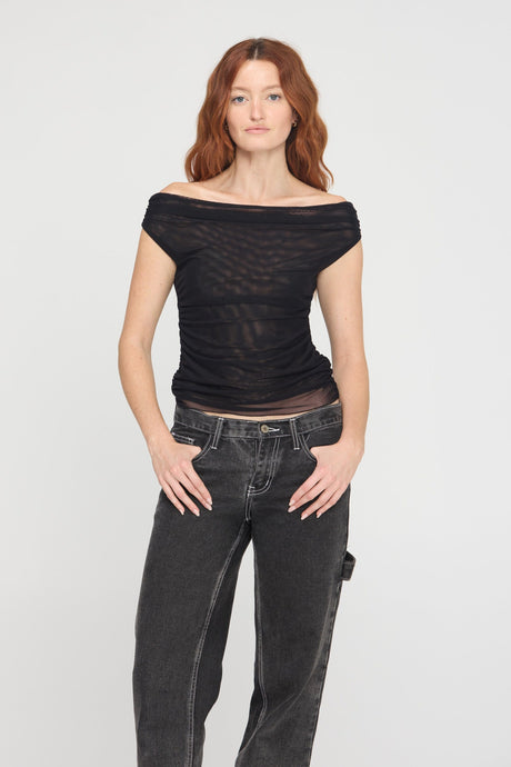 Crete Layered Merrow Edge Mesh Tee Tops Tee Project Social T 