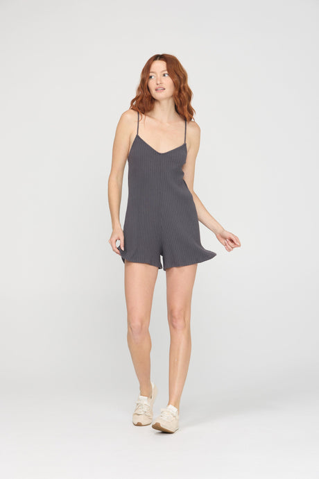 Barú Tie Back Rib Romper Rompers Project Social T 