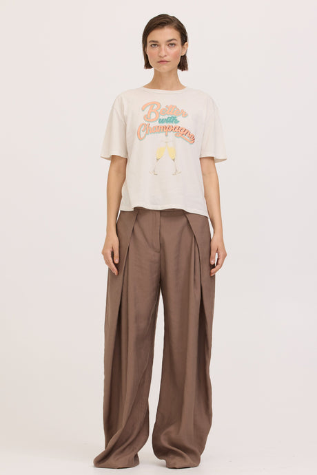 Better With Champagne Tee Tops Tee Graphic Project Social T 