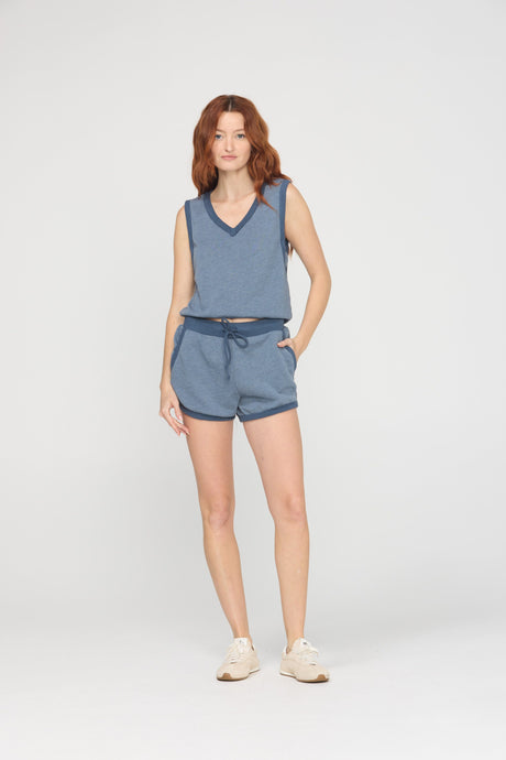 Thea Terry V-Neck Top Tops Short Sleeve ShirtÊ Project Social T 