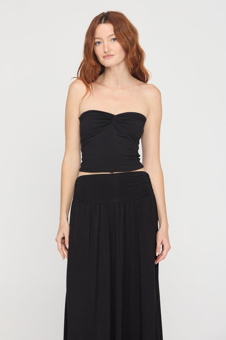 Rinoa Knot Front Tube Top Tops Strapless Tank Project Social T 
