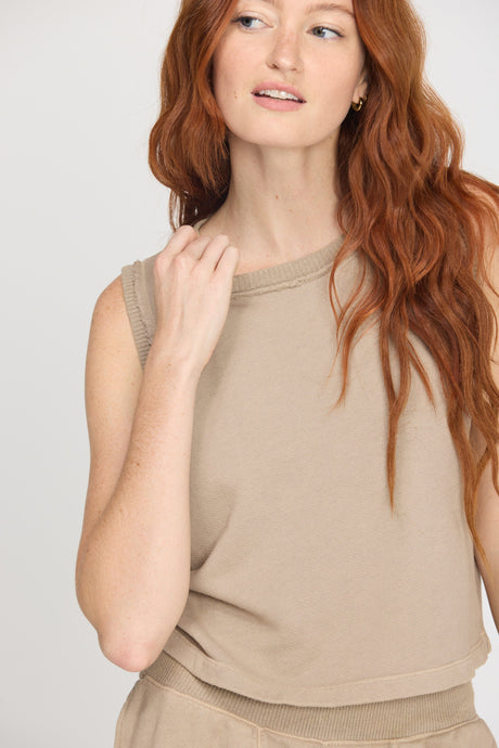 Gwynn Crew Neck Terry Tank Tops Tank Project Social T 